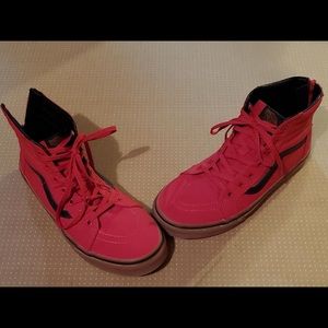 Vans, Red in US Size 6 (EUR Size 38)